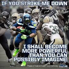 Marshawn terrell lynch , nicknamed beast mode,1 is an american football running back who is a free agent. May The 4th Be With You Always Seattle Seahawks Football Seahawks Football Football