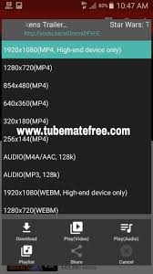 Try the latest version of tubemate for android Tubemate Youtube Downloader Safe Tubemate For Android