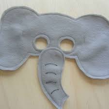 Fasching deko selber basteln zauberstäbe basteln diy ideen basteln faschingsdeko basteln mit kindern elefant basteln karneval basteln kindern originelle weihnachtskarten basteln. Safari Felt Masks Elephant Elefanten Kostume Masken Kinder Kindergeburtstag