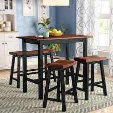 Bench and chairs as seating are common but combining both of them could make a little bit of difference. Bench Kitchen Dining Room Sets Free Shipping Over 35 Wayfair