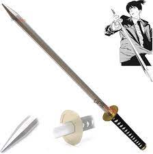 Amazon.com: DFSETOGO AKI Hayakawa Sword Weapon『Nail Type』AKI Hayakawa  Cosplay『Natural Bamboo』41 Inches Anime Cosplay Swords Chainsaw Man Cosplay  Merch Props for Role-Playing Stage Performance and Gift Silver : Clothing,  Shoes & Jewelry