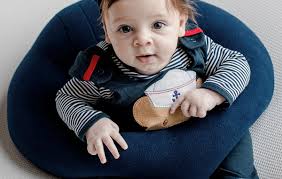 Almofada De Apoio Assento De Apoio Puff Para Bebê - Azul no Elo7 | Pandora  Kids (134685A)