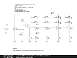 led multi string linear constant