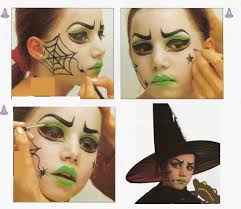 2.1 maquillaje de bruja verde fácil. Todo Halloween Como Hacer Un Maquillaje De Bruja Mala Para Nina