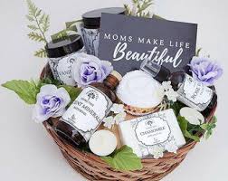 Birthday Gift Baskets For Mom Self Care Gift Basket Care Package Gift Basket For Mom Etsy New Mom Gift Basket Mother S Day Gift Baskets Mom Gift Basket