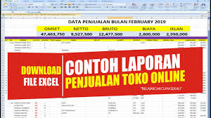 Source code aplikasi keuangan berbasis web menggunakan php dan mysqli. Download File Excel Contoh Laporan Penjualan Toko Online Youtube