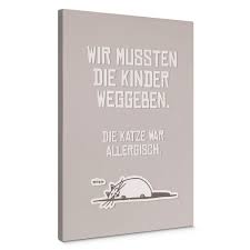 Unser produkt wird auch gesucht als: Leinwandbild Wir Mussten Die Kinder Weggeben Katze
