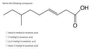Its resolution is 620x216 and the resolution can be changed at any time according to your needs after downloading. Solved Name The Following Compound Oh O O Trans 3 Methyl Chegg Com