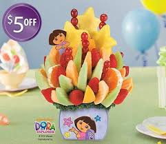 Edible Arrangements Dora The Explorer Fruit Fiesta Prices Starting At 34 Limited Time Only Fiesta Birthday Party Kids Birthday Party Dora The Explorer