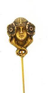 Hat Pin Art Nouveau Alfileres De Sombrero Peinetas Joyas