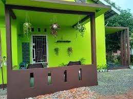 Kesan elegan dan modern akan anda dapatkan dengan perpaduan 2 warna ini. 10 Inspirasi Warna Cat Rumah Nuansa Hijau Minimalis