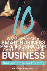 10 Ways In Which A Small Business Marketing Consultant Can Help Grow Your Business Small Business Marketing Marketing Consultant Business Marketing