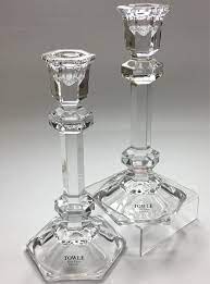 With this set you have not one but two gorgeous candlestick holders. Beautiful Vintage Pair Of Towle Full Lead Crystal Candlesticks Candle Holders Crystal Candlesticks Crystal Candle Holder Crystal Candles