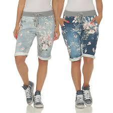 Maybe you would like to learn more about one of these? Damen Bermuda Shorts Hose Capri Kurze Chino Sommer Stoffhose Fitness Jogging 9 Ebay