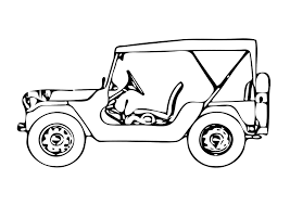 Cj jeep is the civilian version of the willy's military jeep. Coloring Page Jeep Free Printable Coloring Pages Img 11327