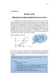 Bahkan, sebelum mempelajari cara mencari persamaan garis singgung lingkaran, sobat idschool sudah mengetahui cara mengetahui kedudukan titik dan garis garis singgung yang melalui satu titik di luar lingkaran biasa disebut juga dengan garis singgung kutub atau garis singgung polar. Bahan Ajar Persamaan Garis Singgung Pada Kurva