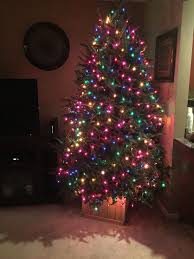 Use Net Lights On Your Live Christmas Tree Best Idea I Ve Ever Had When It Comes To Lights It S Ch Live Christmas Trees Country Christmas Christmas Tree