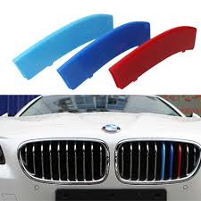 Car Styling Front Grille Three Color Modified Reflective Car Sticker And Decal For Bmw X1 X3 X4 X5 X6 M3 M5 Exterior Accessories Car Stickers Outdoor Decor