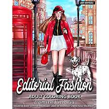 Coloring pages, digital stamp, digi, girl, flowers, fantasy, whimsical, crafting, cardmaking. Buy Editorial Fashion Adult Coloring Book For Women Featuring Fashion Illustrator Coloring Pages For Adult Relaxation Activities Paperback December 15 2020 Online In Indonesia 1701766574