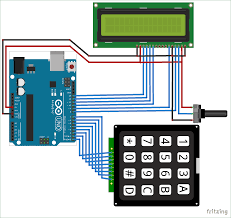 Image Full View Arduino Calculator Circuit Diagram