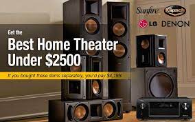 Get The Best Home Theater System For Under 2500