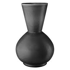 Stor vase i hvid med sort/hvid glasur #15. Sarah Oakman Vase Konus H 50 Cm Sort Kob Produktet Online Her For Kr 999 00 Coop Dk