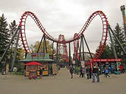 The bat originally had red track and black supports. Bat Canada S Wonderland Vaughan Ontario Canada