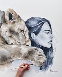 I Got You By Polina Bright Amazing Art Painting Watercolor Paintings Nature Watercolor Art