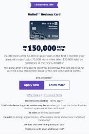 Chase offers small business credit cards with cashback rewards and general travel rewards, as well as specific travel cards for airline and hotel rewards. Chase United Business 150 000 Miles Offer 20 000 Spend Doctor Of Credit