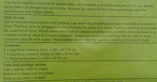 The mat absorbs water from a reservoir and the pots are able to draw a steady supply of water from it. Which Way Up Does Capillary Matting Go Gardening Landscaping Stack Exchange
