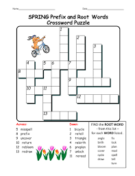 Whether the skill level is as a beginner or something more advanced, they're an ideal way to pass the time when you have nothing else to do like waiting in an airport, sitting in your car or as a means to. Spring Vocabulary Crossword Puzzles Grades 3 5