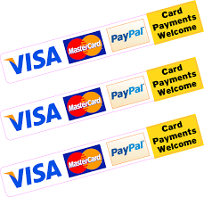 Learn more and apply online today. 3x Paypal Visa Mastercard Credit Card Payment Sticker Printed Vinyl Shop Taxi Buy Online In Turkey At Turkey Desertcart Com Productid 52173001