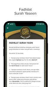 Khasiat dan fadhilat surah yasin 7 mubin. Surah Yasin Terjemahan Melayu For Android Apk Download
