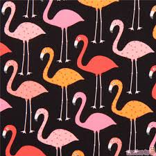 The team colors, reflected in their logo and uniform, are red and black. Schwarzer Flamingo Tier Stoff Urban Zoologie Robert Kaufman Modes4u