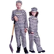 Men's prisoner costume shirt pants hat rubies 975 standard size up to 44 chest. Kids Jailbird Costume Child Prisoner Inmate Halloween Costumes