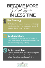 4 Ways To Be More Productive Lifestyle By Design Studio Productivity Getting Things Done Improve Productivity
