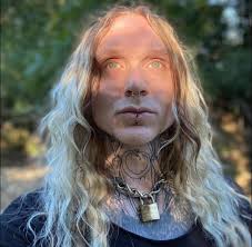 Homemade Gin and Tonic with Rangpur Lime in a Unique Glass