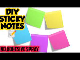 If i'm scheduled to make a recipe for dinner, i can also write down my shopping list then remove it. Diy Sticky Notes How To Make Sticky Notes Pad At Home Diy Easy Sticky Notes Homemade Sticky Notes Youtube
