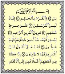 Surat makiyah ini dinamakan dengan surat yasin karena diawali dengan huruf arab yaitu huruf ya dan sin. Surah Yasin Wikipedia Bahasa Indonesia Ensiklopedia Bebas
