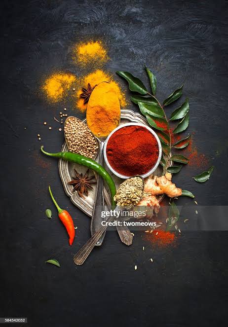 Whole spices and nuts