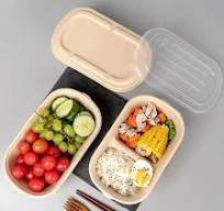 Biodegradable Eco Friendly Sugarcane Bagasse Lunch Box 850ml ...