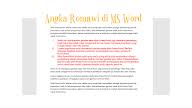 Check spelling or type a new query. Cara Membuat Angka Romawi Di Microsoft Word Lengkap Semutimut Tutorial Hp Dan Komputer Terbaik