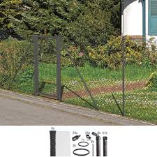 Gah Alberts Maschendrahtzaun Set 150 Cm Hoch 100 M Anthrazit Beschichtet Zum Einbetonieren Online Kaufen Otto
