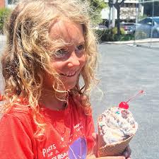 Behind the Scenes With Erin🍦 Miss Erin Ortega has been scooping ice cream  with us here at @tarantulahillicecreamco for a few years now and her  favorite flavor is Parent Trap! We love