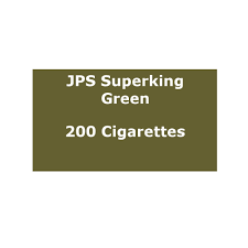 Jps Superkings Green 10 Packs Of 20 Cigarettes 200 Addadd jps superkings real blue 20 pack to basket. c gars ltd