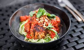Everyday Gourmet With Justine Schofield Creates Delicious And Easy Dishes Lentil Meatballs Dinner Recipies Zucchini Noodles