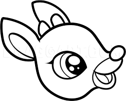 Simply select + then your drawing will be saved into a box. How To Draw Rudolph Easy Step By Step Drawing Guide By Dawn Dragoart Com