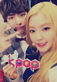 A request i got recently, of bts taehyung and red velvet's irene. Taerene Vrene Taehyung X Irene By Kii Iteki On Deviantart
