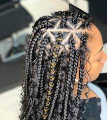 Top 10 Box Braids Style To Try In The New Year 2020 Box Braids Hairstyles For Black Women Braids With Curls Box Braids Hairstyles