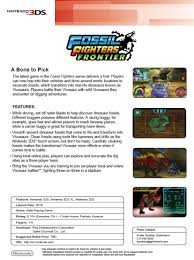 Fossil Fighters Frontier Screenshots Boxart Fact Sheet